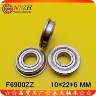 Stainless Steel Flange Bearing SF6900ZZ F6900ZZ F6900-2RS 10 * 22 * 6mm 5583