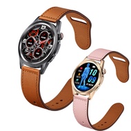 Aolon Ecg Smart Watch 1.39 Inch Leather Strap For Aolon Ecg SmartWatch Band Wristband Bracelet Sports Bracelet Replacement Accessories
