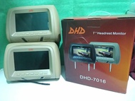 Headrest monitor DHD 7inc LED audio mobil