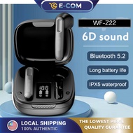 ECOM TWS Z22 True Wireless Headset Bluetooth Earbud V5.0 In-ear Earbuds with Wheat Sports Earphone H