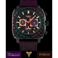TOMAZ Watch - JEZPER Swarovski TQ021B-D11 [Black/Purple/Green-Joker] Original [New] Ready Stock