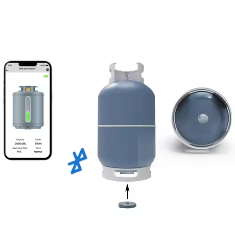 LPG2412-BT Application Methane Natural Gas Tank Liquid Level Detection Bluetooth Connected Battery O