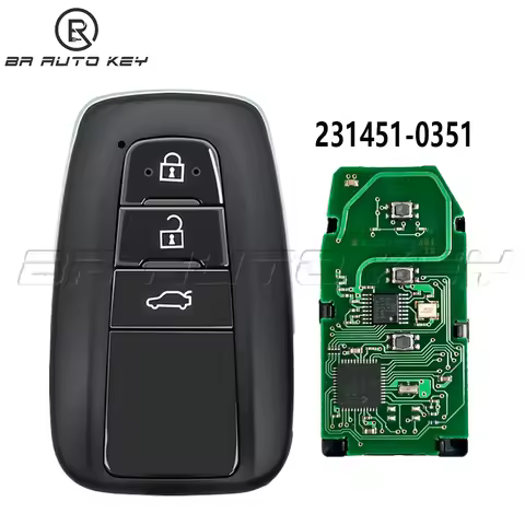 3 Button Smart Key fob for Toyota carmy 312.5/314.0 Mhz 231451-0351 OEM Board 2014-2018 Intelligent 