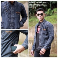 JAKET JEANS PRIA - JAKET LEVIS SANDWASH PRIA COWO/COWOK LAKI-LAKI - JAKET JEANS BRAND THEBERRY {IKIWA}