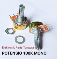 POTENSIO 100K MONO / POTENSIO MONO 100K / POTENSIO VOLUME 100K / PEMBESAR SUARA 100K AUDIO mixer