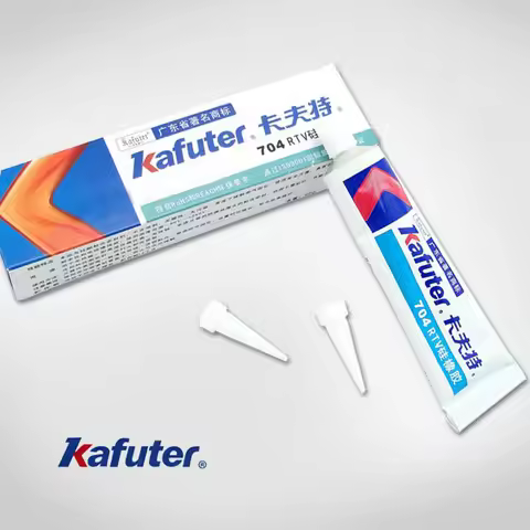 45g Kafuter Silicone Industrial Adhesive 704 RTV Silicone Rubber White Glue