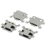 全銅 Micro USB母座5P 沉板1.17MM 卷邊/平口 麥克5針4腳貼片插座