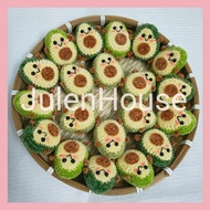 Avocado wool keychain