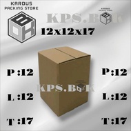 Cardboard box packing 12x12x17
