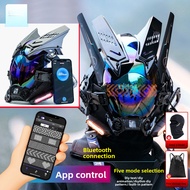 Cyberpunk LED Luminous APP Mask Technology Functional Mask Music Festival Mask