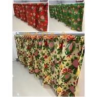Sink Curtain Geena Christmas Balls Kurtina Panlababo 30 inches by 58 inches