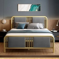 พร้อมส่ง สินค้ามาใหม่ เตียงนอน 6ฟุต ราคาถูกๆๆ เตียง เตียงเหล็ก เตียงนอน 6 ฟุต เตียงเหล็ก 6 ฟุต  ประกอบง่าย แข็งแรง 180*200ซม.