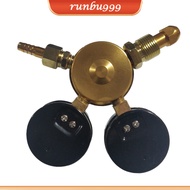 Oxygen Pressure Reducer Brass Dual Gauge Regulator Meter Gas Tools Cutting Welding Pressure Guage Reducing