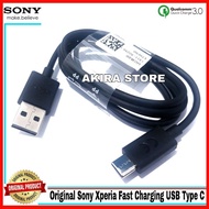 Sony Xperia XZ1 Compact XA1 Dual XA1 Plus Data Cable Original 100% Fast Charging USB Type C