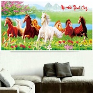 Successful horse stone painting YN5418 - size: 130 * 65cm. (UNWORKED PAINTING)