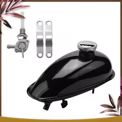 AB59-2L Motorized Bike Motorcycle Fuel Tank Fit For 49Cc 50Cc 60Cc 66Cc 80Cc Engine Motorized Bike M