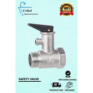 Safety Valve Water Heater Valve / Stop Water Heater Faucet