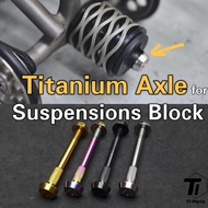 Titanium Axle for Brompton Suspension Block | H&amp;H P-Line C-Line Rear Shock | Titanium Bolt Grade 5 Singapore