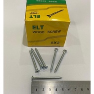 ELT-FIT wood screws 2 x 8 wood screws 2 x8 wood screws 2"x8 worm bolts 2"inc = 5cm wood screws 2 inc