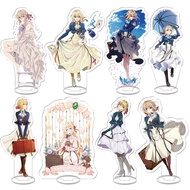Violet Evergarden Stand Cosplay Figures Acrylic Transparent Stand  Fans Gifts
