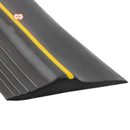 Universal Garage Door Bottom Threshold Seal Strip Weatherproof Rubber (10Ft, Black)