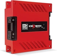 1-Ch. Vehicle Audio Bass Amplifier - 1600W High-Powered Mono Bass Amp w/Subsonic Filter and Low Pass