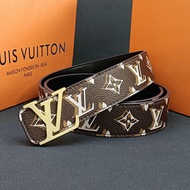 Lv Classic Printed Letter Belt Fashion Trendy Casual Belt
