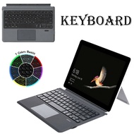 For Microsoft Surface Go /Go2 /Go3/Go4 Bluetooth Keyboard With Touchpad Leather Case cover