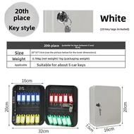 Key Lock Box Wall-Mounted Metal Password Storage Box for Real Estate Agents Decoration Car Key Safe