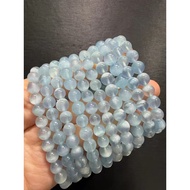 Natural Aquamarine Ring Bracelet