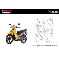 5D9-H3350-00 Yamaha Original RXZ Y125ZR 135LC V1 V2 V3 V4 V5 V6 V7 Signal Relay Signal Condenser Mit