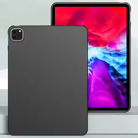 Silicone Case For Ipad Pro 11 2018 2020 2021 2022 Flexible Soft TPU Black Shell Back Cover For iPad 