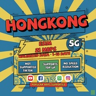【Use within 5 days】HongKong eSIM | Unlimited High-Speed Data | Supports Tiktok, ChatGPT | Instant 24
