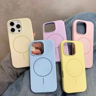 Magnetic Liquid Silicone Phone Case for !phone 11 Pro Max 12 Pro Max 13 Pro Max 14 Pro Max 14plus