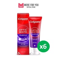 💕MORE FOR YOU💕Colgate Toothpaste Optic White Purple 100g x 6 tubes (Carton Sale)