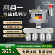 【限時免運】四合一氣體檢測儀 固定式VOC惡臭一氧化碳氧氣可燃探測報警器冷媒