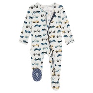 Baby Boy Sleepers - Viscose from Bamboo Baby Pajamas - 2 Way Zipper Sleepers & Footie Pajamas with D