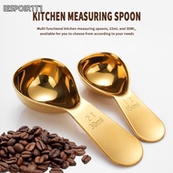 IESPOIR1T1 Coffee Bean Measuring Spoons, 1 Tbsp or 2 Tbsp 15/30ml Coffee Scoops, Durable Stainless S