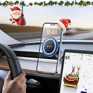 VICSEED Tesla Phone Mount【Strongest Magnet Power】MagSafe Car Mount for Tesla Model 3 Model Y, Foldab