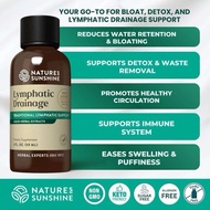 Natures Sunshine Lymphatic Drainage Supplement: Bloat Reduce Puffiness Detoxify Support Lymph Flow A
