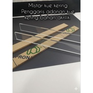 Acrylic cookie ruler Cookie dough leveler Dough leveler