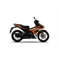 Exciter 155 Black Orange Racing Boss Sticker,Team Decal Ex155