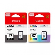 Canon PG-47 &amp; CL-57  Ink Cartridge Value Set - for printer E410 / E470 / E3170 / E480
