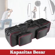 PERALATAN Professional Photographer Bag Softbox Photography Equipment Bag Tripod Lighting Flash Camera Jumbo