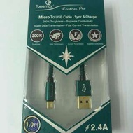 Fonemax Leather Pro 2.4A Cable 1.0m