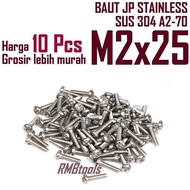 M2x25 Stainless Steel JP Bolt M2 Stainless Steel JP Bolt M2 x 25mm SUS 304