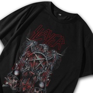 Kaos Metal Slayer / Baju Metal / Kaos Band Slayer Skull / T shirt Thrash Metal / Kaos Band / Tshirt 