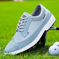 Ready Stock New Luxury Golf Shoes Men Professional Golf Sneakes Big Size Jogging Walking Footwears D