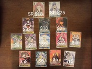 WS卡 Date a live 約會大作戰 SR RR R Weiss Schwarz Card 黑白雙