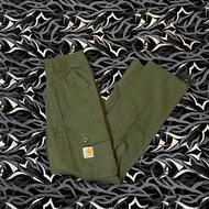 Carhartt Wip Carhartt Overalls กางเกงนุ่มย้อนยุคคู่ถนนแนวโน้มญี่ปุ่นชายและหญิง